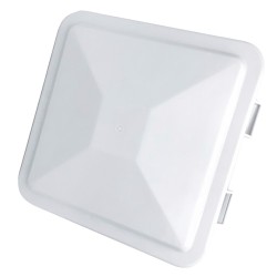 COUVERCLE LANTERNEAU THERMOFORM 400 X 400 BLANC
