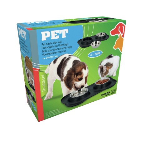 GAMELLE DOUBLE POUR ANIMAUX...