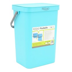 GRANDE POUBELLE BLEUE 12 LITRES INCASA