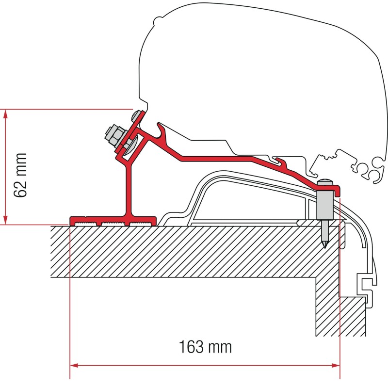 KIT F65 F80 HOBBY PREMIUM ET ONTOUR APRES 2012 4 PCS - FIAMMA