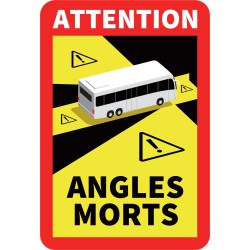 AUTOCOLLANT ANGLE MORT A L'UNITE