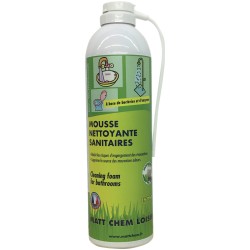 MOUSSE NETTOYANTE ENZYMATIQUE SANITAIRES SPRAY 500ML - MATT CHEM