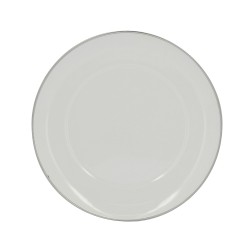 PACK DE 4 ASSIETTES EN ACIER EMAILLE - INCASA