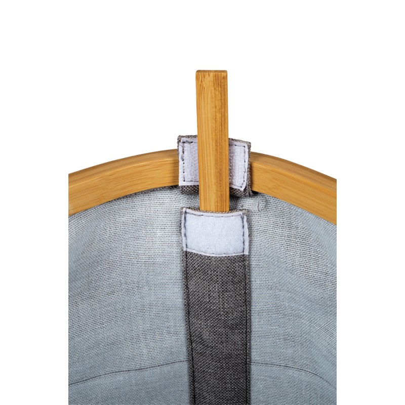 PANIER A LINGE 54 L PLIABLE VINTAGE BAMBOU