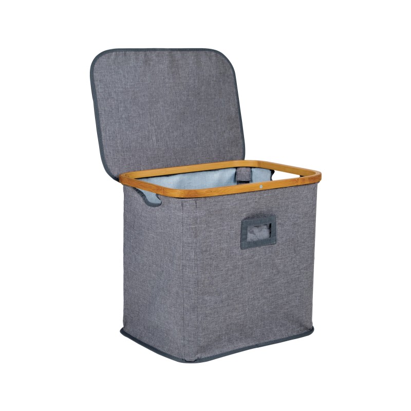 PANIER A LINGE 54 L PLIABLE VINTAGE BAMBOU