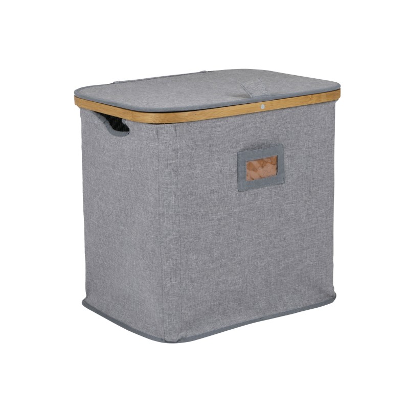 PANIER A LINGE 54 L PLIABLE VINTAGE BAMBOU
