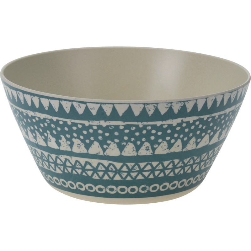 SALADIER DIAMETRE 24 X 11,5 CM BAMBOU MOSAIC MOTIFS ASSORTIS