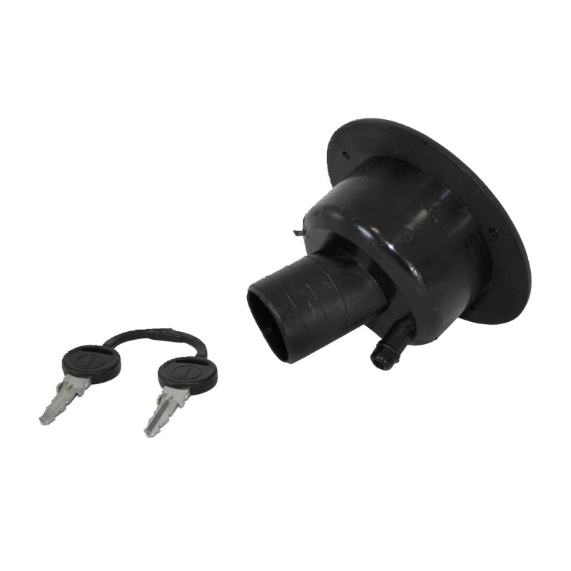 COUPELLE COMPLÈTE ZADI AVEC BOUCHON À CLE NOIRE 40 MM