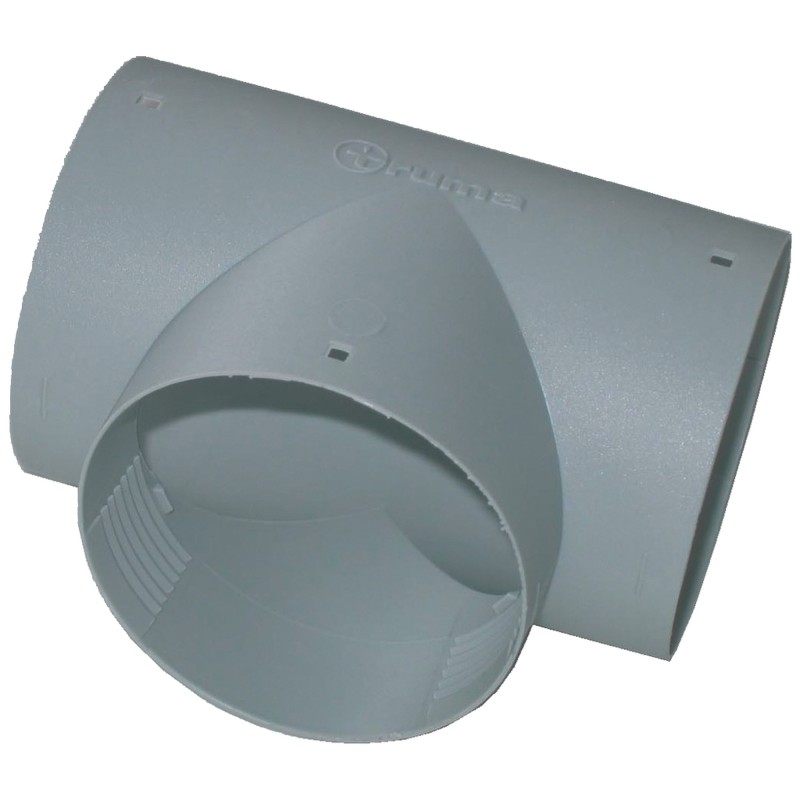 RACCORD EN T PLASTIQUE 65 MM