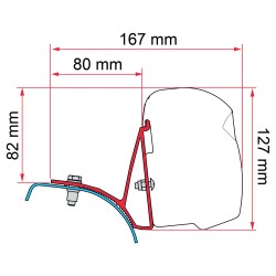 KIT TRAFIC/VIVARO/PRIMASTAR (F43) NEW 2024 - FIAMMA