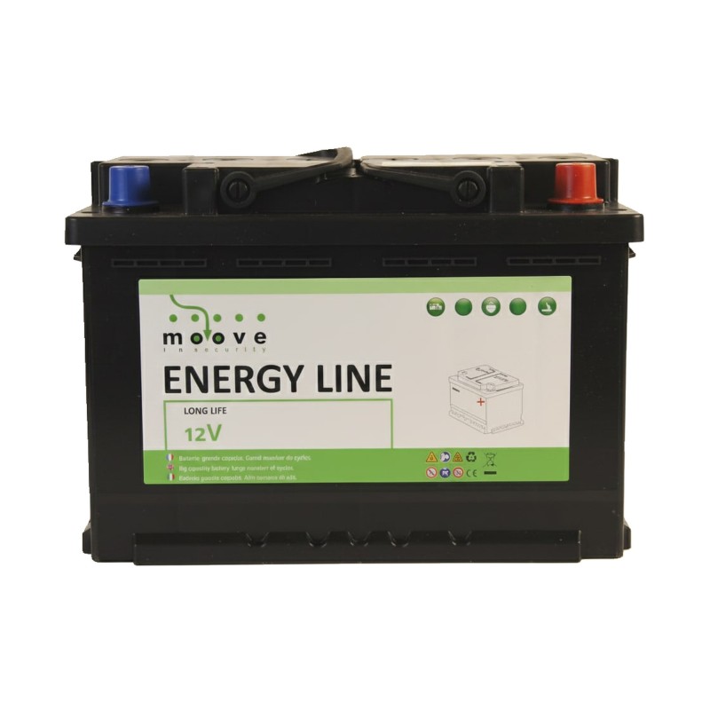 BATTERIE STATIONNAIRE À DÉCHARGE LENTE 80A MOOVE