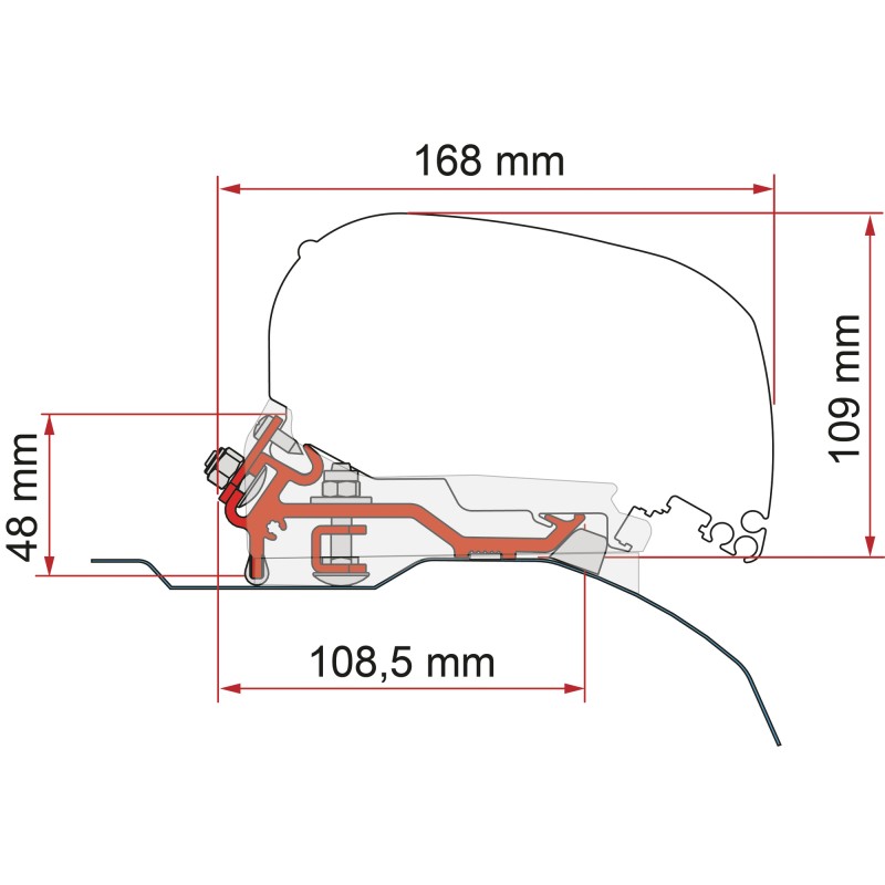 KIT DUCATO JUMPER PEUGEOT BOXER   2006 H2 - L2 / L3 - FIAMMA