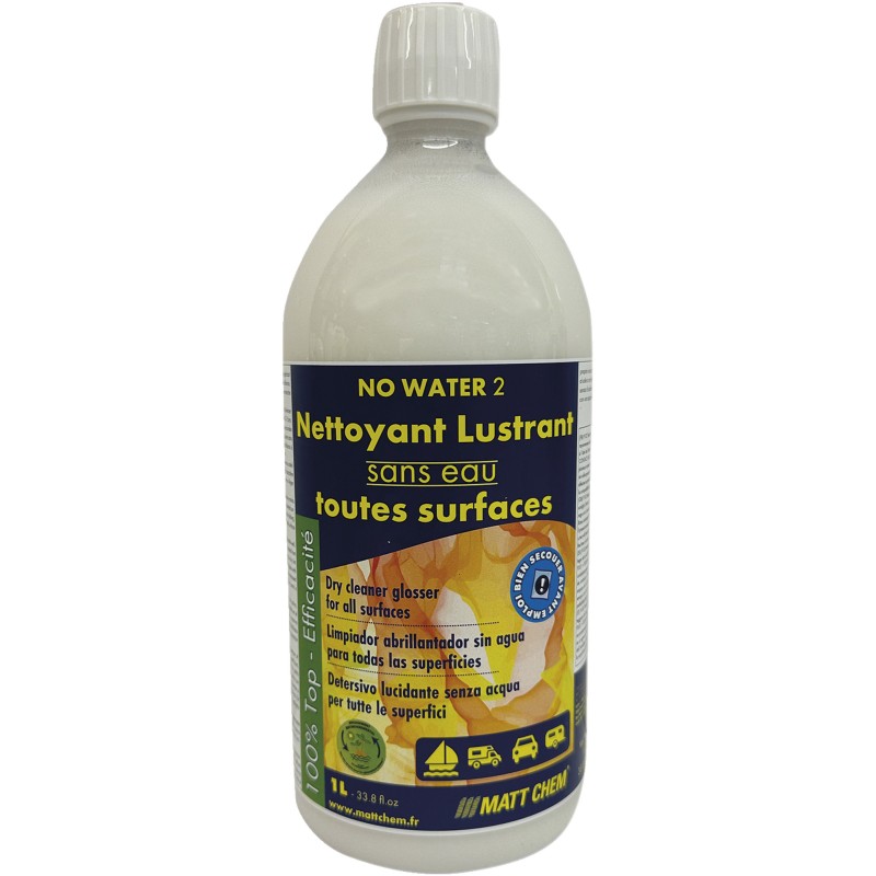KIT NO WATER 2 - NETTOYANT LUSTRANT SANS EAU - MATT CHEM
