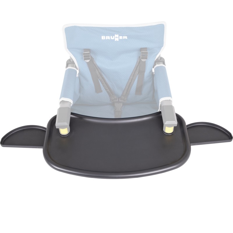 CHAISE HAUTE PLIABLE ACTION BABY EQUIFRAME AVEC TABLETTE BLEU BRUNNER