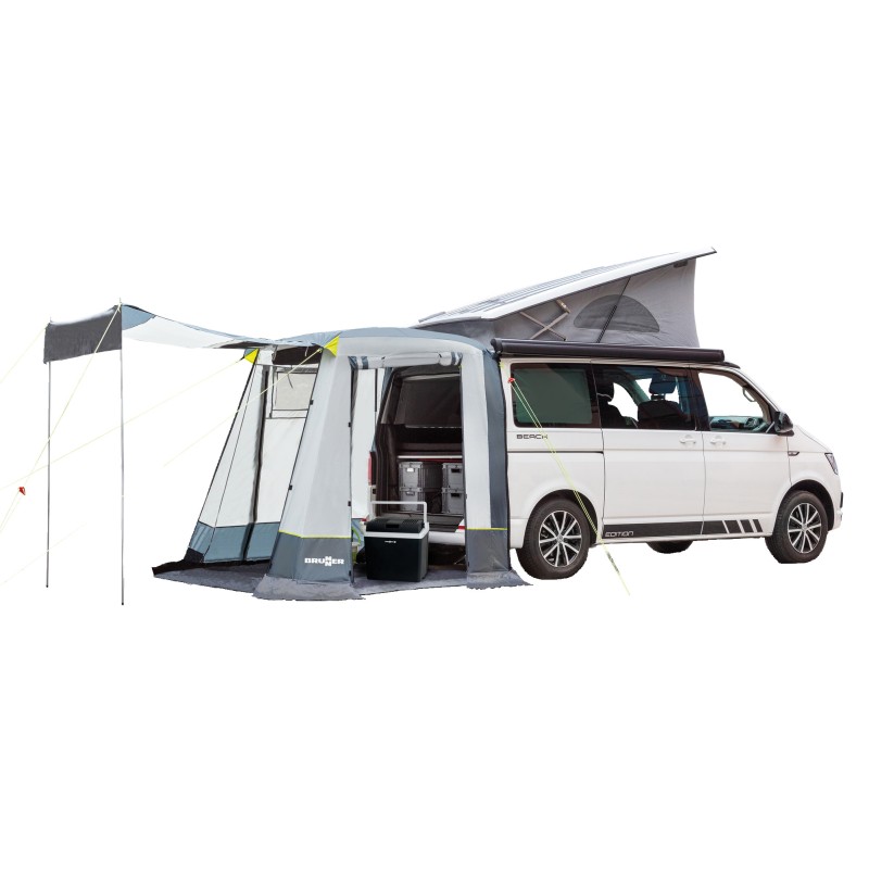 AUVENT POUR HAYON COMET VW T5/T6 200 X 200 X 205 CM GRIS ET BLEU  BRUNNER