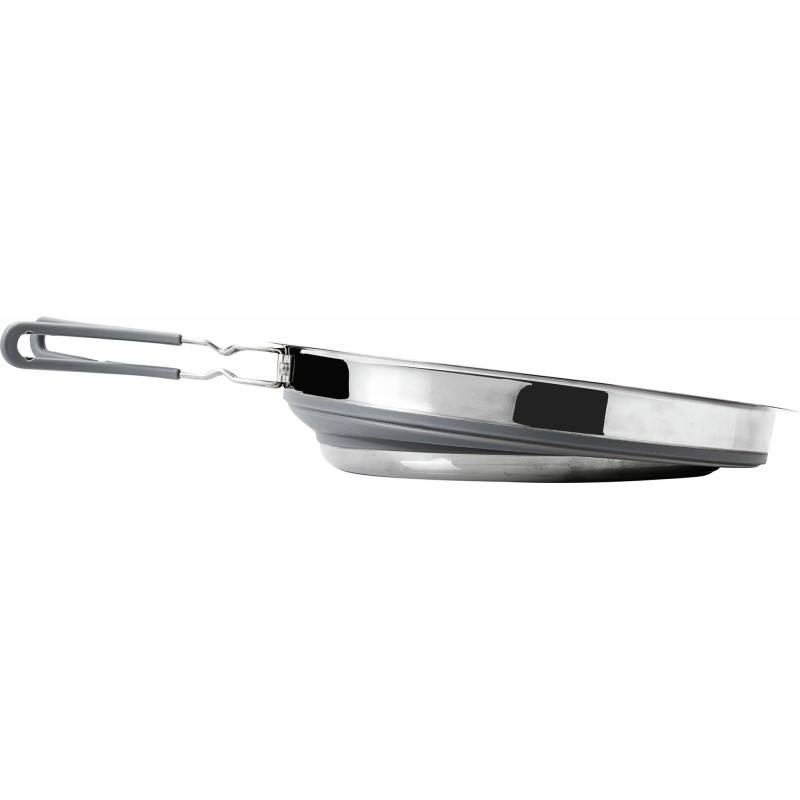 POELE PLIABLE VOLCANO FOLD-AWAY EN SILICONE ET INOX Ø 24 CM BRUNNER