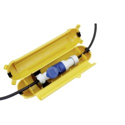 BOITIER DE PROTECTION POUR PRISE CEE ELECTRO SAFE JAUNE - BRUNNER