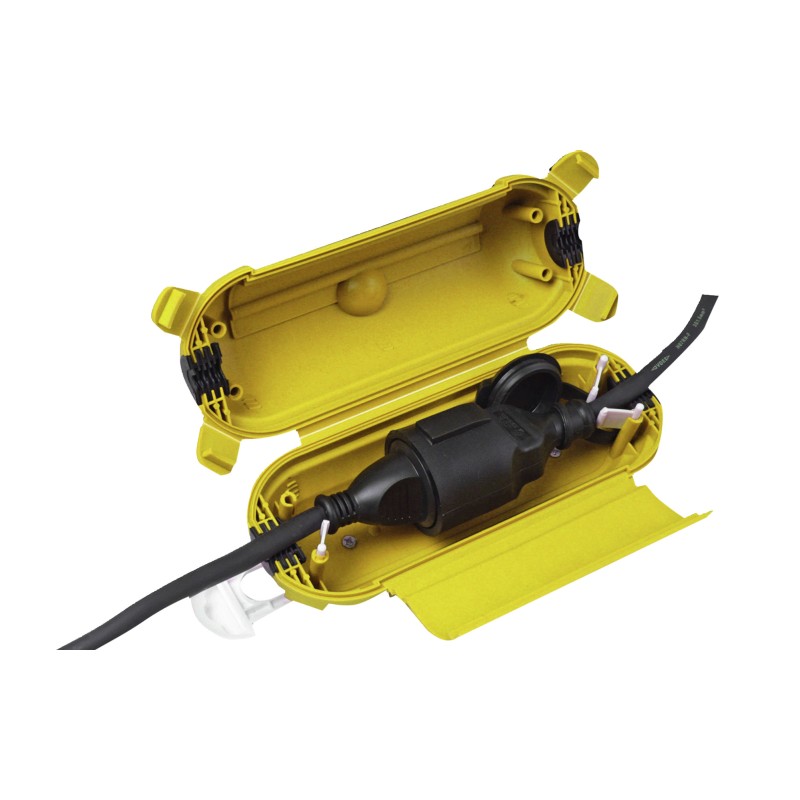 BOITIER DE PROTECTION POUR PRISE ELECTRO SAFE JAUNE - BRUNNER