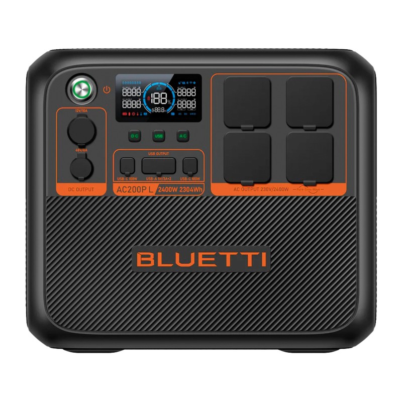 STATION D'ENERGIE PORTABLE EXTENSIBLE AC200PL 2400W 2304Wh BLUETTI