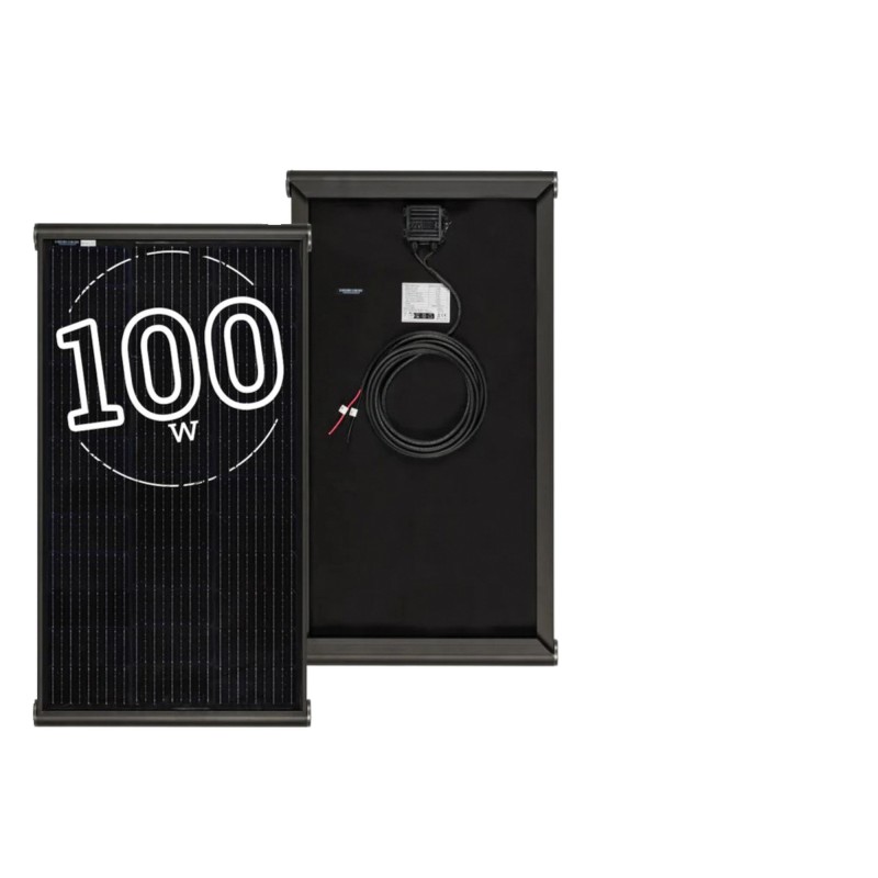 PANNEAU SOLAIRE MONOCRISTALLIN 100 W 1015X 540 X 55 MM BLACK BOOST