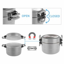 POPOTE FUSION MAGNET GRIS 7 PIECES BRUNNER