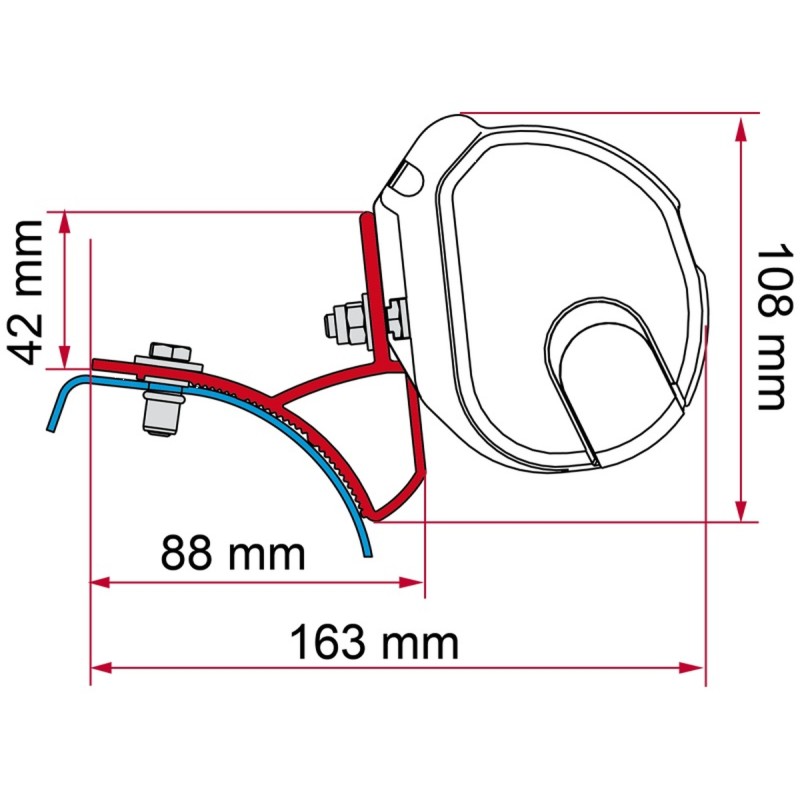 Kit TRAFIC II, VIVARO, TALENTO, PRIMASTAR 2 pièces F35 Noir