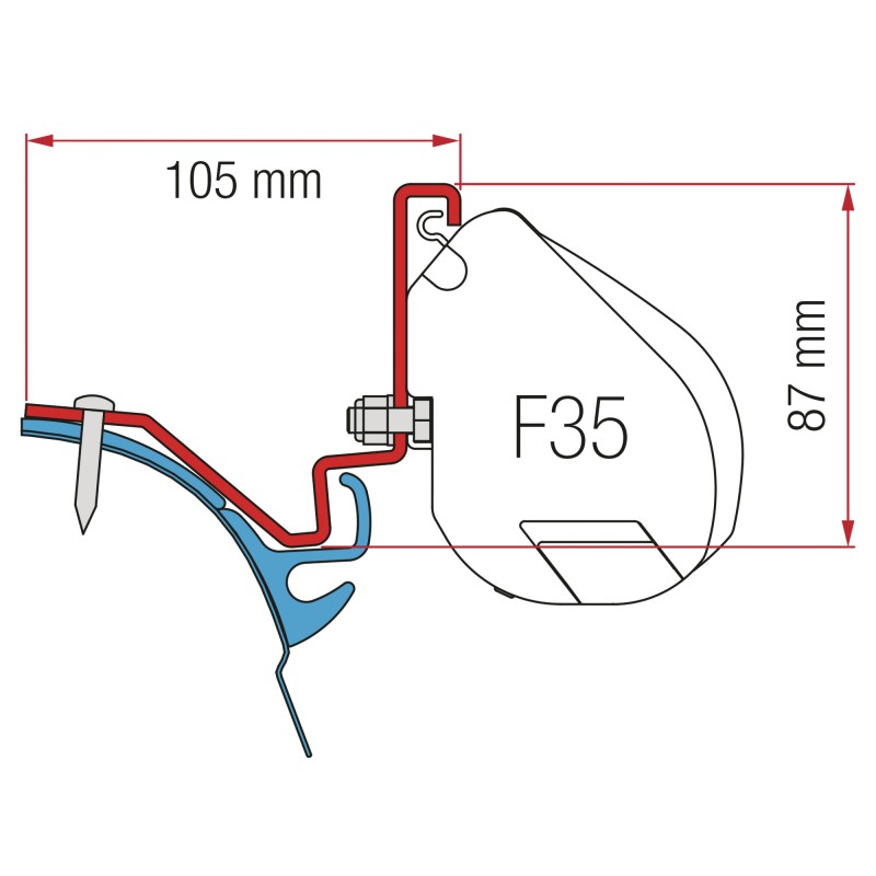 KIT F35 VW T6 KEPLER - FIAMMA