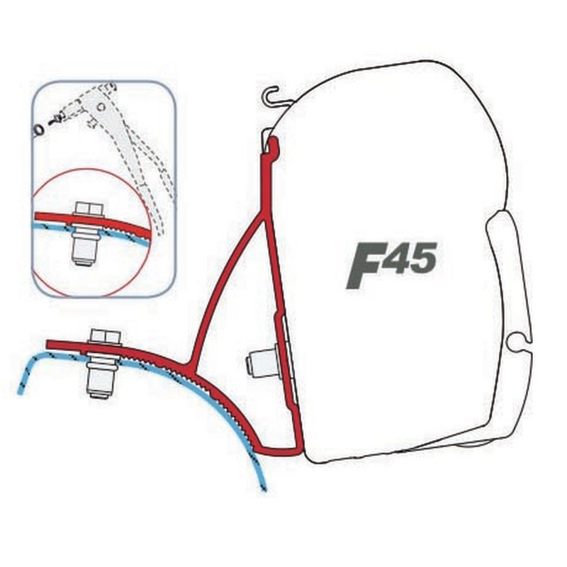 KIT F45 TRAFIC / VIVARO / PRIMASTAR PAR 2 - FIAMMA
