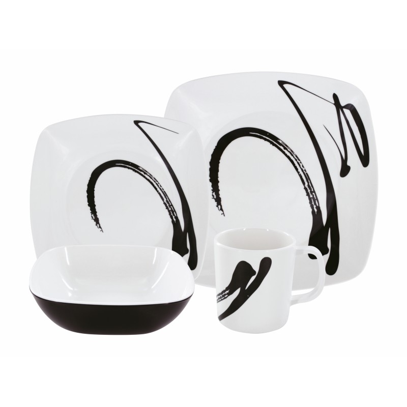 SET DE VAISSELLE 16 PIECES INK