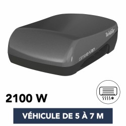 CLIMATISEUR CLIMA E-VAN 3 7400 H NOIR AVEC TELECOMMANDE ET POMPE A CHALEUR