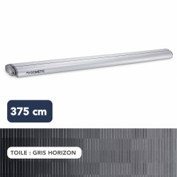 STORE PR2000 - 3,75 X 2,50 M BOITIER ANODISÉ + TOILE GRISE - DOMETIC