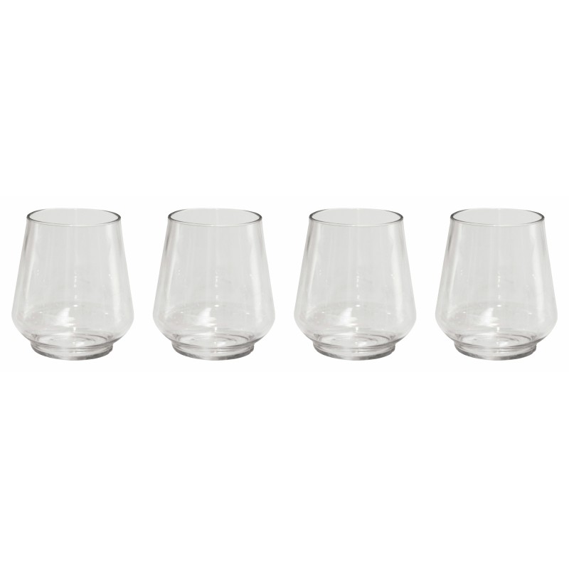 SET 4 VERRES TRITAN INCASSABLES