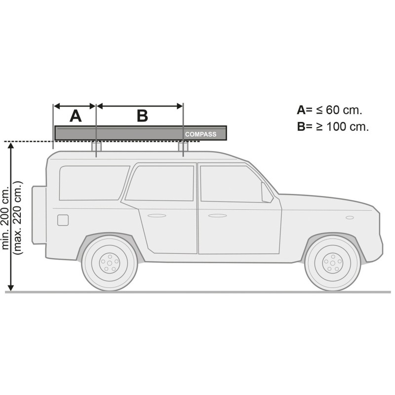STORE FIAMMA COMPASS 260 - 2,60M