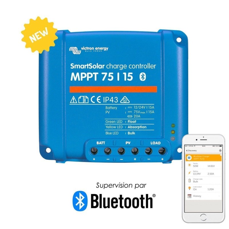 Régulateur de charge solaire SMARTSOLAR MPPT 75