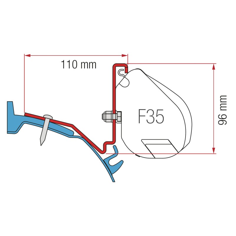 KIT F35 FORD CUSTOM KAPLAND/KAPFUN - FIAMMA