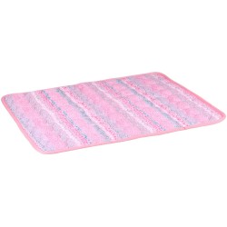 Tapis rafraichissant 50 x 40 cm pour animaux rose
