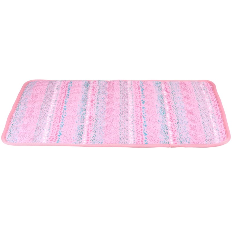 Tapis rafraichissant 50 x 40 cm pour animaux rose
