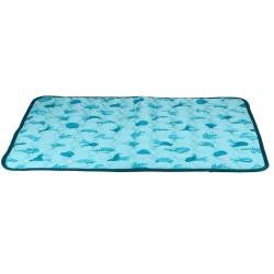 Tapis rafraichissant 62 x 50 cm pour animaux bleu