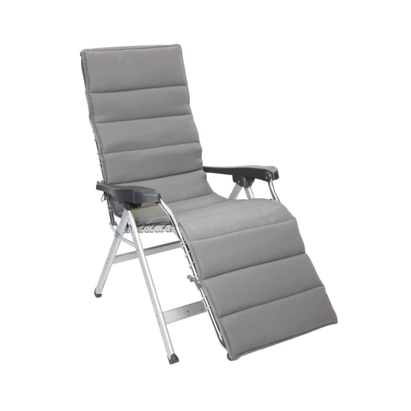 Housse universelle de fauteuil relax rembourrée luxe grise