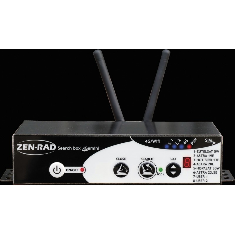 ANTENNE SATELLITE AUTOMATIQUE 4GEMINI 60 TWIN SEARCH BOX 4 GEMINI