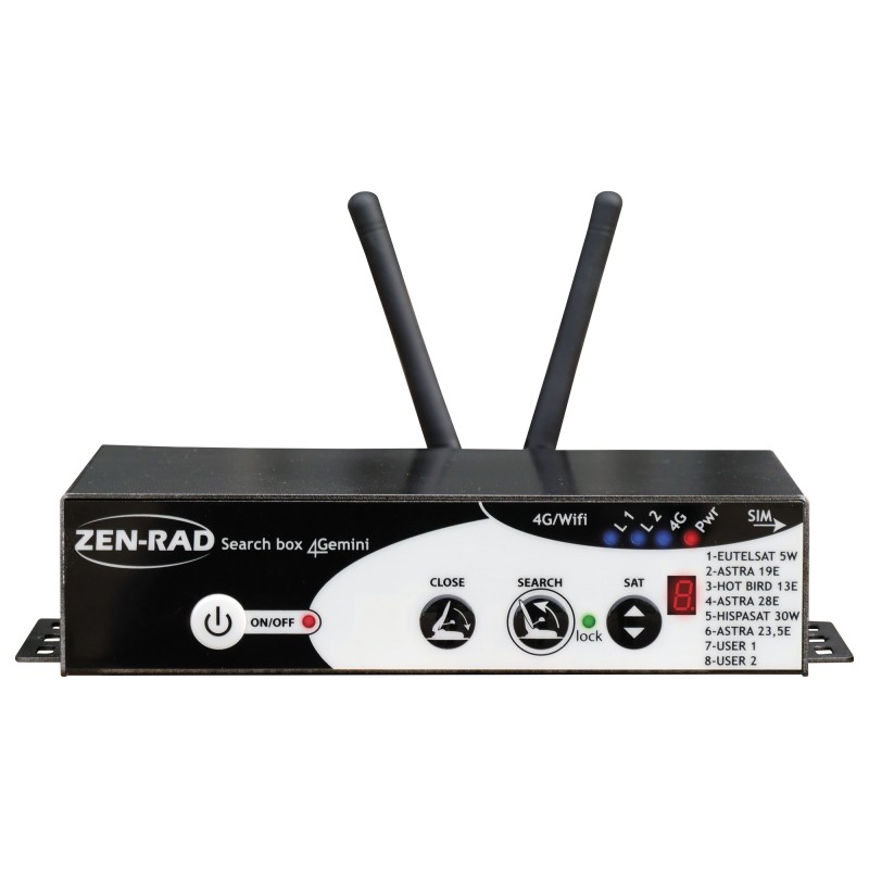 ANTENNE SATELLITE AUTOMATIQUE 4GEMINI 60 TWIN SEARCH BOX 4 GEMINI