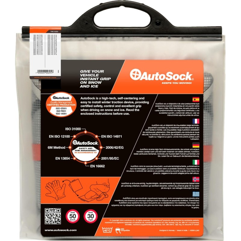 CHAUSSETTES A NEIGE AUTOSOCK HP665