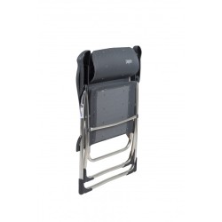 FAUTEUIL CLASSIC ERGONOMIC AVEC APPUI-TETE GRIS CRESPO