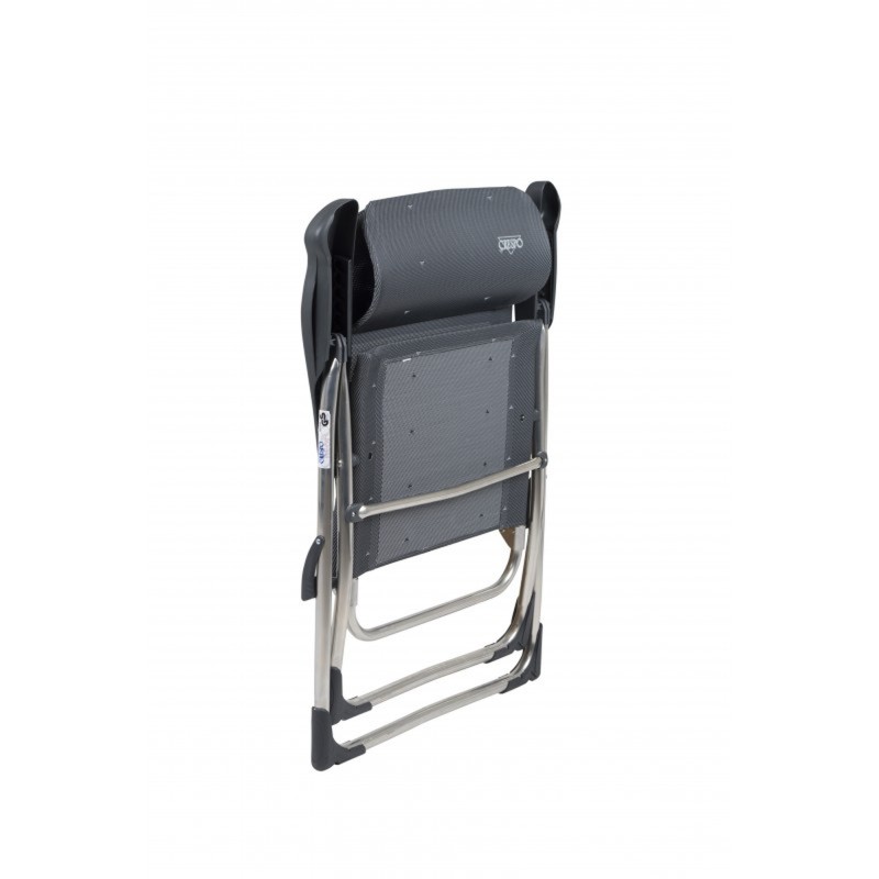 FAUTEUIL CLASSIC ERGONOMIC AVEC APPUI-TETE GRIS CRESPO