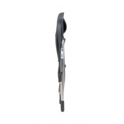 FAUTEUIL CLASSIC ERGONOMIC AVEC APPUI-TETE GRIS CRESPO