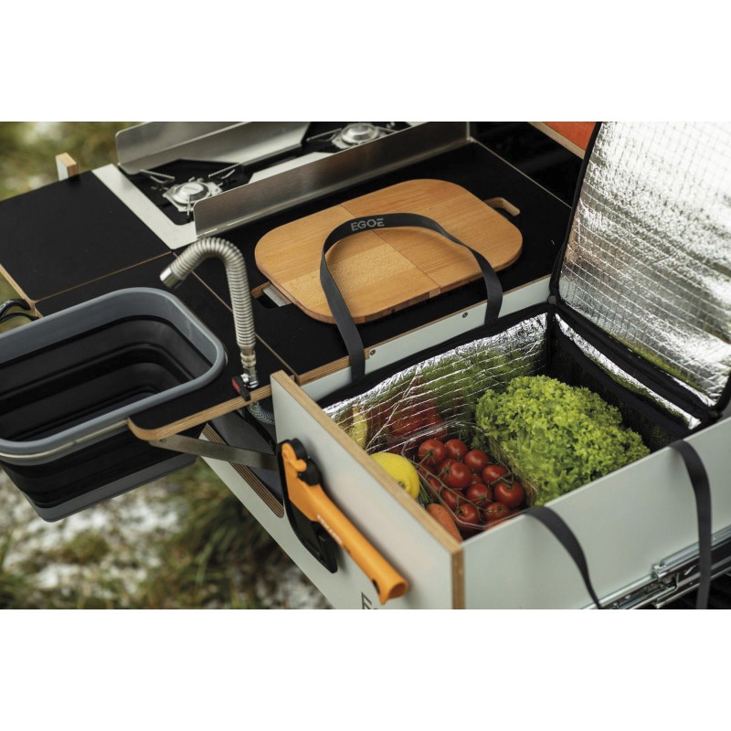 CAMPING BOX EGOE NESTBOX CAMPER 200 GRIS - COMPLETE SET +