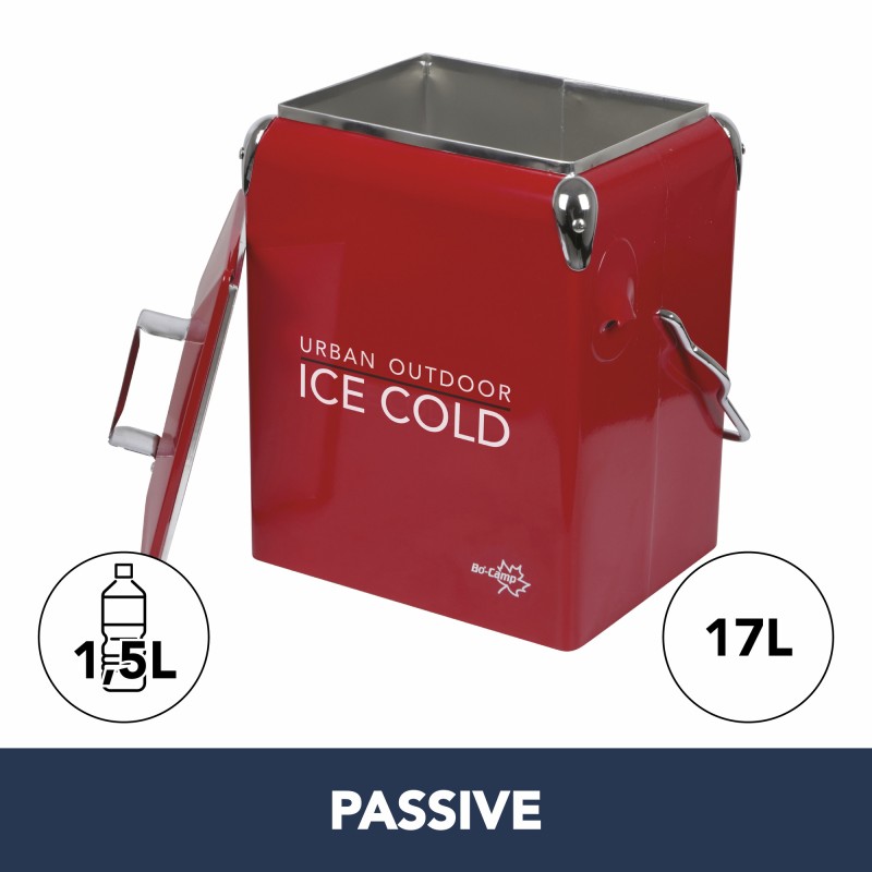 GLACIERE ROUGE VINTAGE 17L BO-CAMP