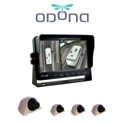 CAMERA VIEW 360° ODONA + MONITEUR 7 POUCES BLANC