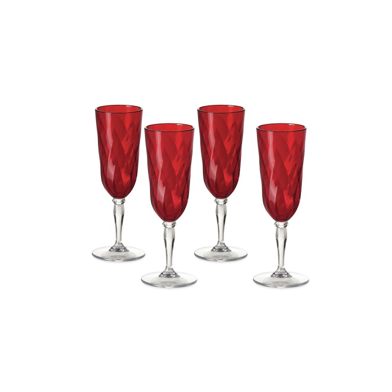 SET 4 FLÛTES À CHAMPAGNES ROYAL