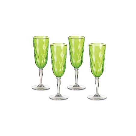 SET 4 FLÛTES À CHAMPAGNES...